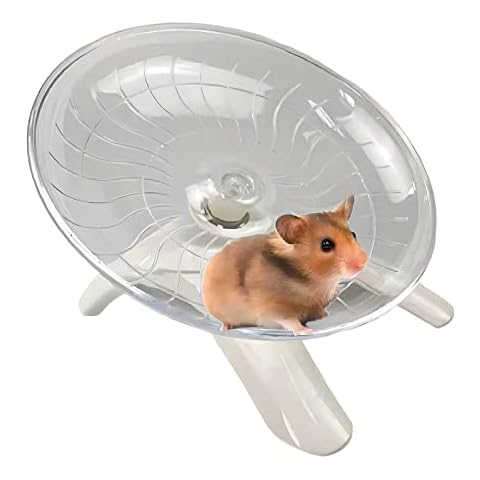 Skyzone Hamsterrad, 18 cm Laufrad Hamster Leise Hamster Spielzeug, Geräuschloses Laufrad aus Kunststoff für Chinchilla Cover