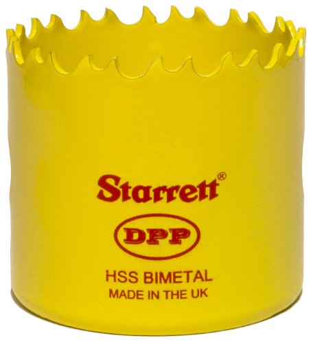Image of Starrett DH56mm 56mm 2.3/16-inch HSS Bi-Metal Dual Pitch Professional Hole Saw