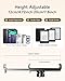 HIGPTWIREL Kindle Holder with Remote Page Turner,Reading Stand for Bed, Desk with Clicker, for Kindle Paperwhite, Oasis, iPad, iPhone and More, Black Page Turner