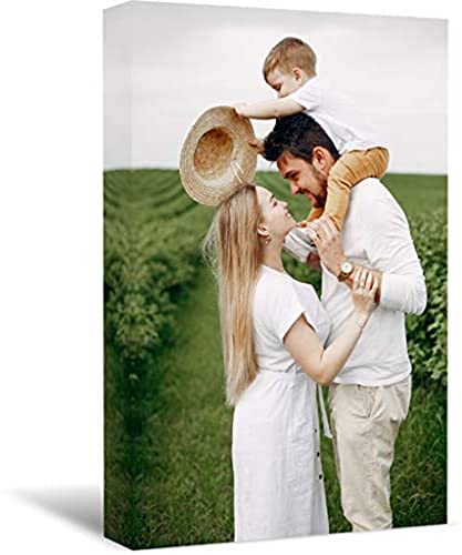 SW&IM Custom Canvas Prints For Baby Create Wall Art By Family Photo With Framed (8''Wx12''H)