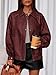 PRETTYGARDEN Faux Leather Jacket Women Bomber Motorcycle Zip Up Jackets Oversized Fall Fashion Outfits 2026 Winter Coats (Wine Red,XX-Large)