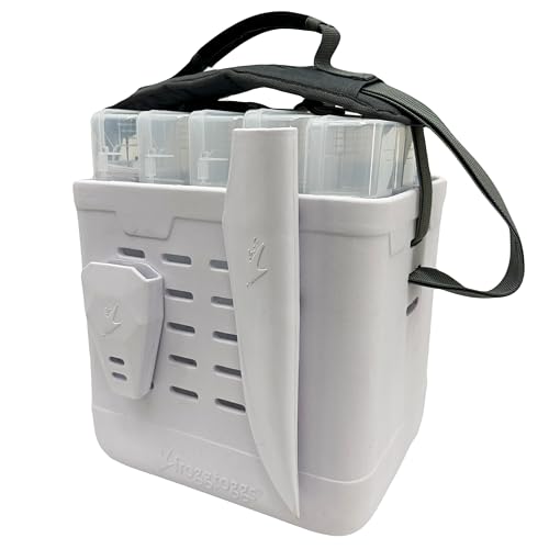FROGG TOGGS EVA Tackle Vault Tote, Lightweight Customizable Tackle Bag with Accessories