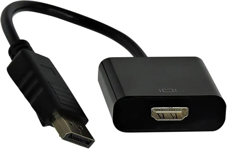 Cabo Adaptador Conversor DisplayPort para HDMI - 15cm (DisplayPort M X HDMI F)