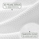 Bamboo Viscose Disposable Face Towel Biodegradable Large Dry Face Wipes 120 Count Extra Thick Soft Clean Facial Towels for Sensitive Skin, Makeup Removing, Facial Cleansing - Image 4