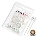 Chanzon 100 pcs 5mm Warm White LED Diode Lights (Clear Straw Hat Transparent 3000K DC 3V 20mA) Super Bright Lighting Bulb Lamps Electronics Components Light Emitting Diodes