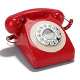 STYLE VINTAGE : Ce téléphone vintage modernisé est doté d'un cadran à touches pratiques, ce qui le rend facile à utiliser tout en conservant une esthétique rétro et une technologie de pointe.