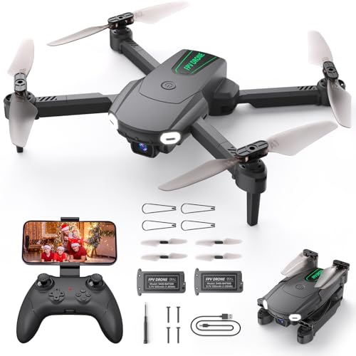 Foldable Drone for Kids with 2 Batteries