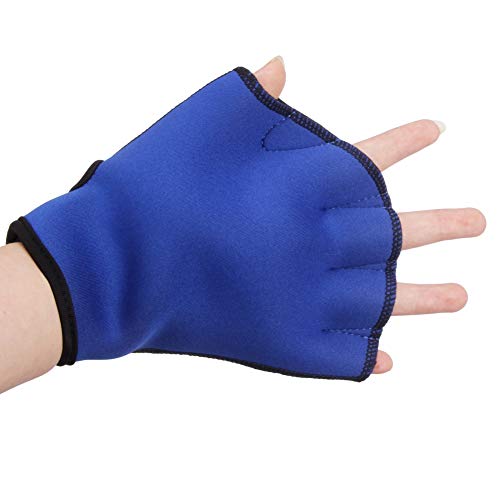 Aqua Handschuhe Schwimmhandschuhe Neopren Swimpaddles Swim Gloves Wasserwiderstandstraining Paddel Erwachsene Jugend Fitness Surfen Sport Handflossen Trainingshandschuhe für Schwimmen Tauchen