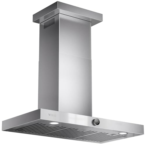 Image of 36 Inch Wall Mount Range Hood 1200CFM, Stainless Steel Convertible Ductless /Ducted Stove Vent Hood, Low Noise Kitchen Vent Hoods with Duct Cover, 2 Lights 3 Baffle Filters, Touch & Knob Control