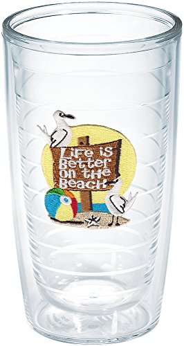 Tervis Tumbler, 16-Ounce, Life is Better at The Beach