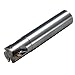 Kyocera MEC 24S2011T Standard Length, Cylindrical Shank, 3 Flute, 90 Degree End Mill with a 24.00mm Cutting Diameter for Shouldering, Facing, Slotting, Ramping, Helical Milling, Plunging Applications