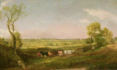 Toile Dedham Vale Constable pour décoration bureau calme et inspirante
