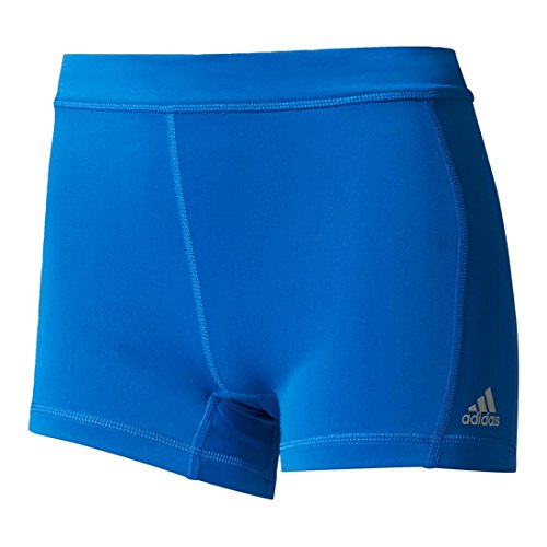 adidas Women's Training Techfit Short Tights, Blue/Silver, X-Small
