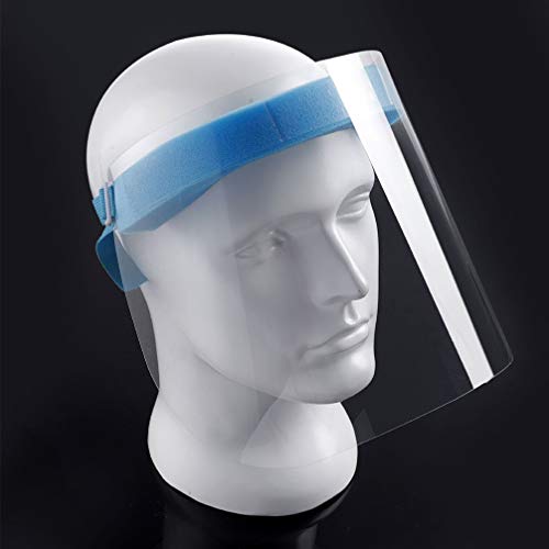 Exceart — 2 peças de protetores de rosto transparentes e respiráveis para a viseira e a viseira com