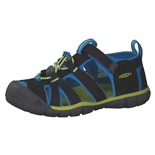 KEEN Unisex Kinder seacamp 2 cnx Sandalen, Black Brilliant Blue,...