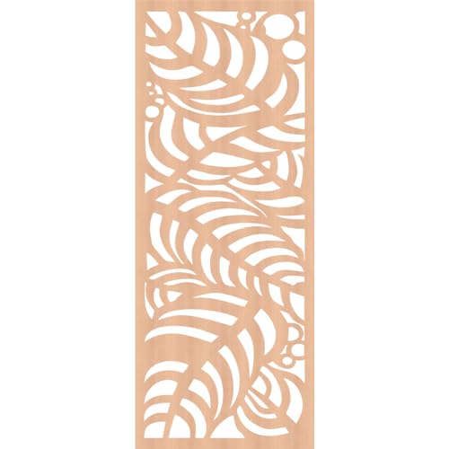 Image of 21 3 /8 inchW x 54 3 /8 inchH x 3 /8 inchT Mills Decorative Fretwork Wood Wall Panels, Alder