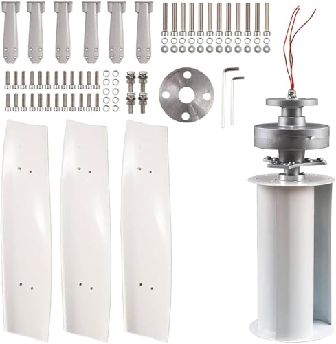 Kit generador de turbina eólica con Controlador de Carga, Equipo productor de Electricidad Vertical, generador de turbina eólica de Eje Vertical de 20000 W, Kit de energía de Molino de vient