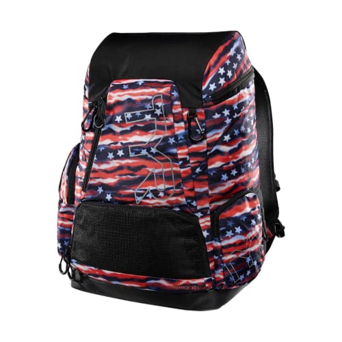 Image of Alliance Backpack TYR Wet /Dry Athletic Gym and Pool Bag for Men and Women - Separate Wet /Dry Compartments, 45L Capacity, Ergonomic, Water-Resistant - Available in Team Colors