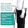 Forearm Crutch Pads and Hand Grip Covers for Open Cuff Crutches Forearm Crutches Accessories,Moisture Wicking Breathable Forearm Crutch Covers with Elastic Strap Increases Walking Comfort (Leaf)