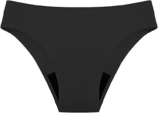 41PytOB3VnL. AC UL320 Maillot de Bain Menstruel Flux Abondant Femme, Culotte Menstruelle, Maillot de Bain Menstruel Adolescente, Fuite Menstruation Bas de Bikini Short de Bain Absorbant Taille Haute