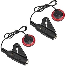 2Pcs Yootones Piezo Contact Microphone Pickup Compatible with Acoustic Classic Guitar Ukulele Erhu Banjo Mandolin Musical Instruments