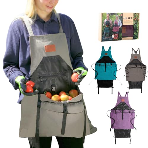 Grace and August Gardening Apron with Pockets
