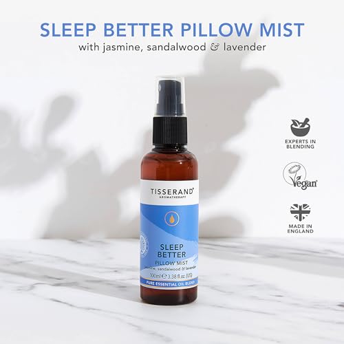 Tisserand Aromatherapy - Sleep Better - Pillow Mist Sleep Spray - Lavender, Jasmine & Sandalwood Essential Oils - 100 Percent Natural Pure Essential Oils - 100 ml (Packaging may vary) - Image 4