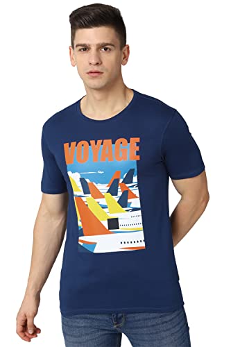 Image of Van Heusen Men's Cotton Slim Fit T-Shirt