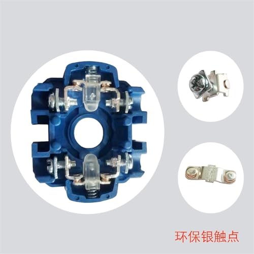 Interruptor de leva LW26-20/2 selector bicolor de rotación para riel DIN 7