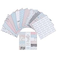 GORGECRAFT 12 Stijlen Patroon Papier Blok voor Scrapbooking 24 Vellen Enkelzijdig Sterrenhemel - Collectie Decoratieve Pagina Karton Craft