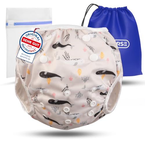KIDVERSE Couche Piscine Bebe reutilisable - Couche de Bain Bébé lavable