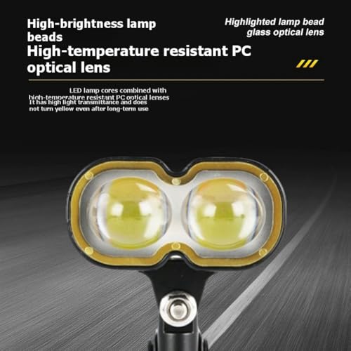Lumières de conduite modifiées externes pour moto sécurité