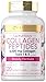Collagen Peptides 6000 mg | 120 Caplets | Type 1 and 3 with Vitamin C | Grass Fed, Non-GMO, Gluten Free Pill Supplement | by Carlyle