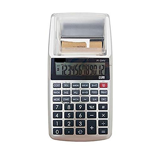 Calculatrice d'impression de bureau JFDBGU 12 chiffres pour comptabilité