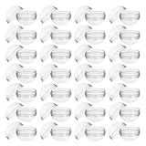 ORFOFE 100 Stück Transparente Spielzeugkapseln für Gumball Automaten Leere Runde Kunststoffbehälter zum Befüllen Vielseitige Überraschungskapseln für Partygeschenke und Aufbewahrung