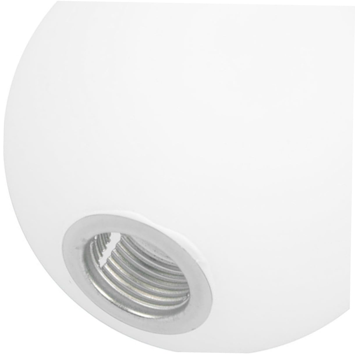 Operitacx Paralume in Vetro Bianco Opaco G9 Stile Europeo per Lampada da Soffitto, Design Delicato e Creativo, Facile da Installare per Soggiorno e Ambiente Domestico