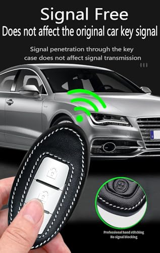Boîtier de clé cassé Nissan protection étui cuir durable - 7