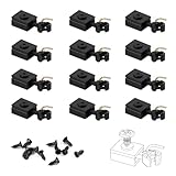 6 Pairs N Scale 1:160 E-Z Mate Magnetic Knuckle Couplers with Box Lid Pocket Cover with Screws for Freight Car...