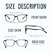 logclub Blue Light Glasses For Men & Women - Anti Glare Computer Blue Light Blocking Glasses with UV Protection for Gaming(Black)