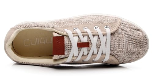 Cull4U Women's Flexible Knitting Low-Top Sneaker Shoe4