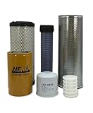 HERO Maintenance Filter Kit For Takeuchi TB153FR Excavator Filters Compatible With OEM Y11980812520
