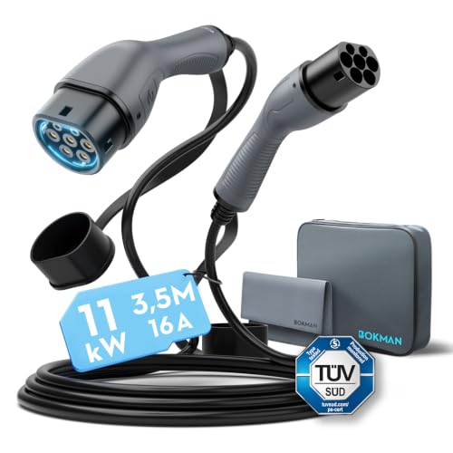 bokman Typ 2 Ladekabel 11kW 3 Meter