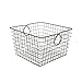 Spectrum Diversified Teardrop Storage Basket, Large, Industrial Gray