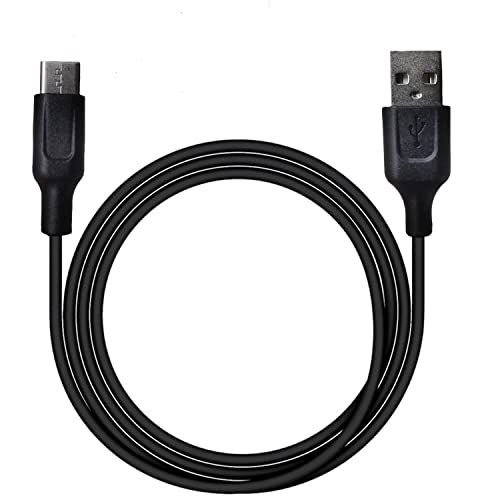 ECOPLACE USB Typ C Schnellladung USB C auf USB 2.0 Kabel Schnellladung 2,4 A Typ C für schnelles Laden und Datenübertragung 480 MBps, USB-C-Kabel 1 Meter lang schwarz Cover