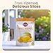Wellsley Farms Dried Mango Slices - Non-Acidic Soft Chewy Dry Mango - Fat Free & High in Vitamin C - Good Source of Fiber - Dried Mango Snacks in Resealable Pouch for Travel & Lunch - 30oz (1 Pack)
