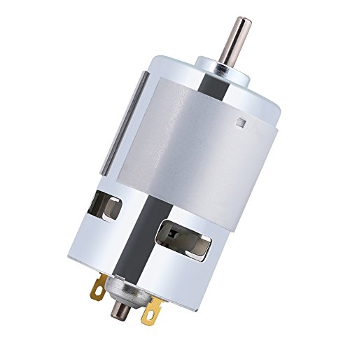 Delaman Micro DC Motor 12V 100W Round Shaft Alta