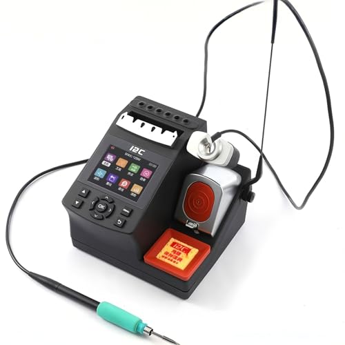 I2C 5SCN 200W Soldering Station Compatabile with 210/115/245 Handle for Phone PCB Motherboard Repair Fast Heating Welding Rework