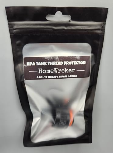 Generic HOMEWREKER™ HPA/CO2 Tank Thread Protector, BLACK