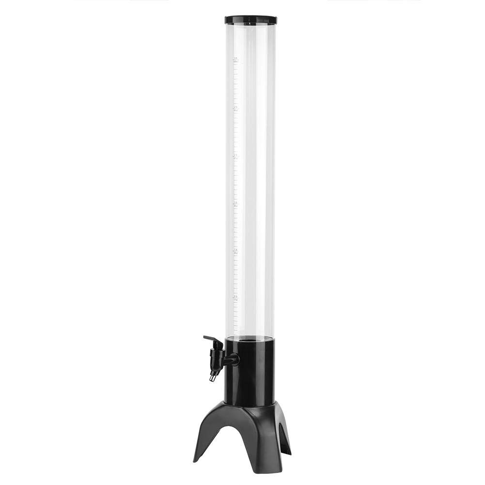 Dispensador de torre de cerveza , tubo de hielo extraíble Torre de grifo de cerveza de tres patas Torre de cerveza de barril de 3L Dispensador de bebidas