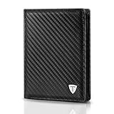 Exquisita Artesanía, Alta Calidad - Utilizamos los materiales más adecuados para nuestra carteras para hombre para brindar la mejor experiencia. Para el negro exterior, utilizamos un patrón de cojín de dos capas, que es suave, delicado, lujoso, liso, firme, sin líneas sueltas, y reduce la deformación y el daño del cuero. La capa interior negra está hecha de fibra ultrafina Napa para un procesamiento de alta precisión para lograr el propósito de longevidad.